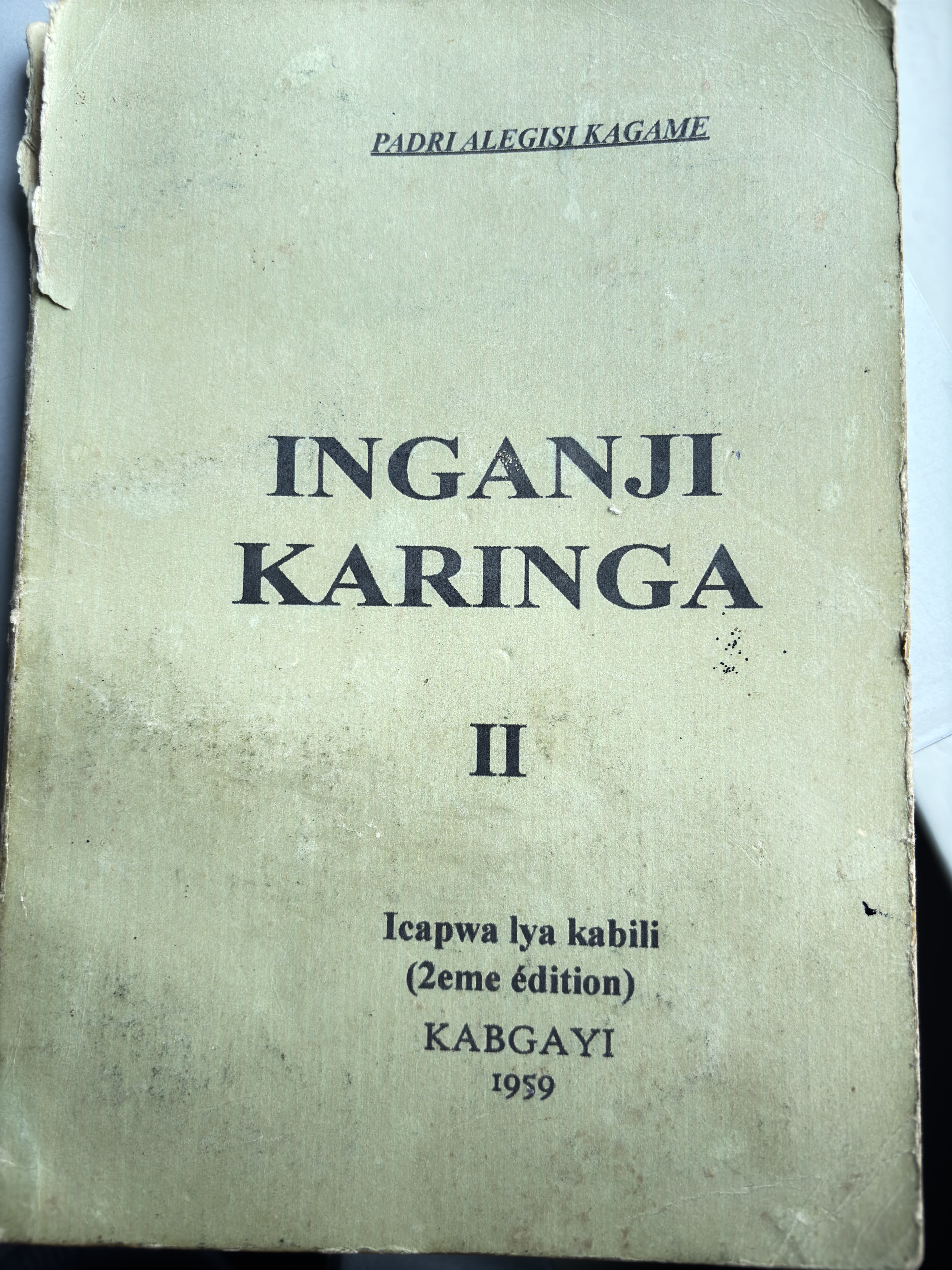 INGANJI KARINGA II Cover
